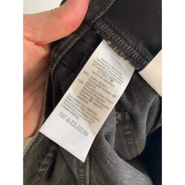 Madewell‎ Super Wide leg Grey Jeans NWT size 27 - Image 6