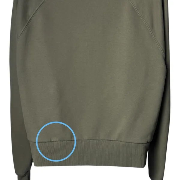 Vuori Restore Half Zip‎ Hoodie Sweatshirt Green Athletic Comfort Athleisure M - Image 10