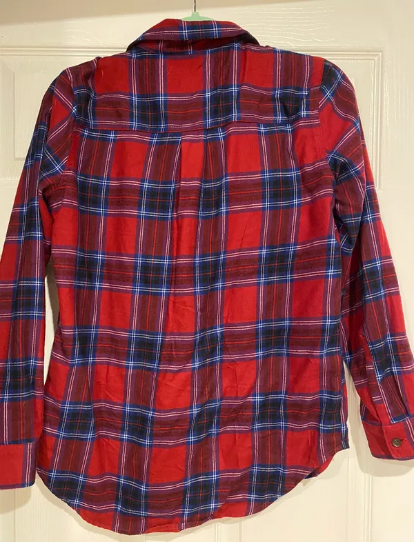 Old Navy Plaid Flannel Shirt - Image 6