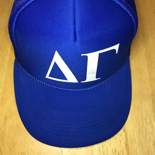 - Delta Gama sorority hat vintage blue Nissun - Image 3