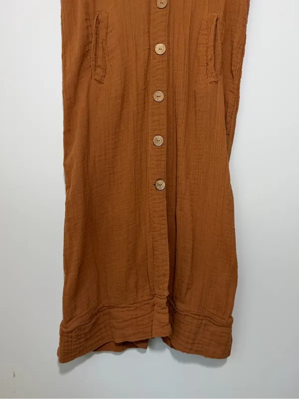 Free People Soakin Up Summer Trench Midi Dress - Image 4