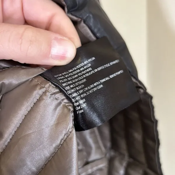 Bernardo‎ Women's Puffer Down Jacket Coat Zipper Front Hooded Black Size XS - Image 7