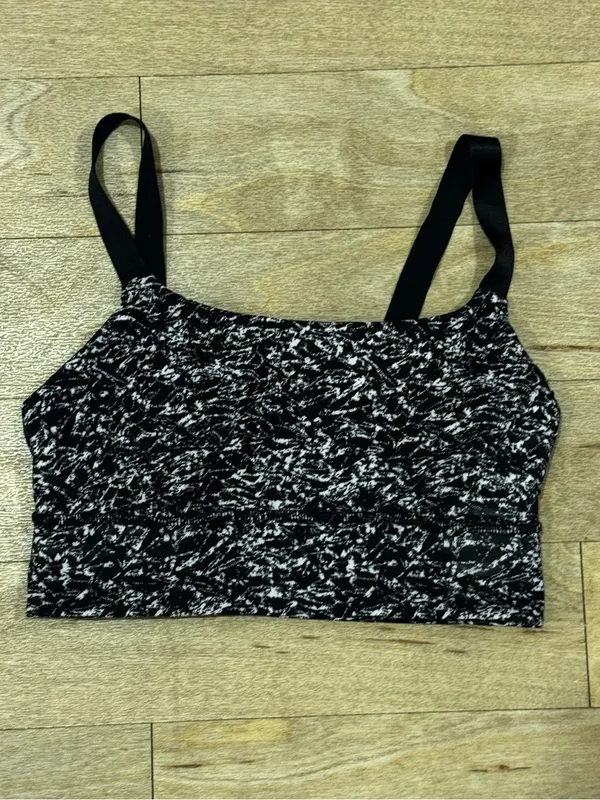 Lululemon Both Ways Bra Ices Wave White Black Size 6 - Image 3