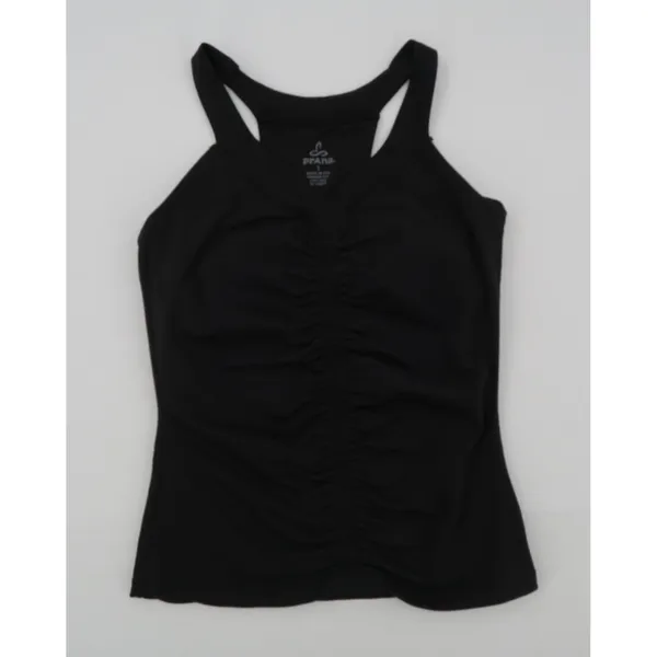 Prana Womens Black Racerback Yoga Tank‎ Top Size S Made in USA Activewear - Image 6