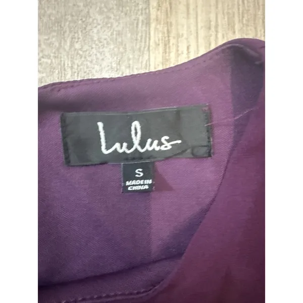 Lulus Move and‎ Shake Plum Purple Shift Dress Size Small - Image 11