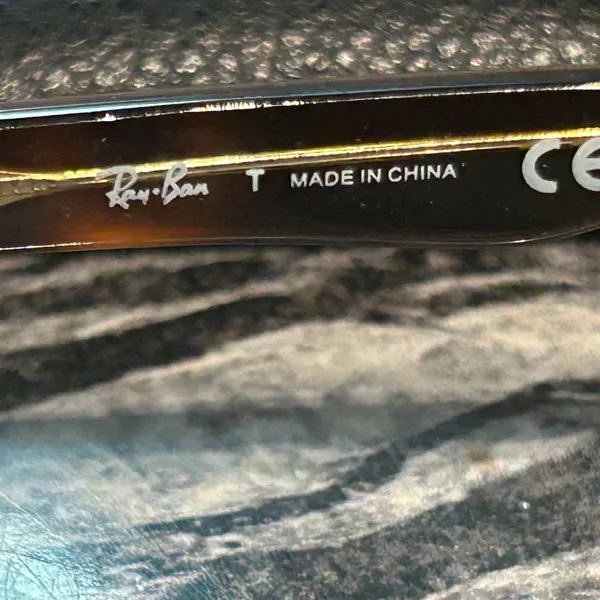 Ray-Ban Brown and Black Rectangular Glasses - Image 7