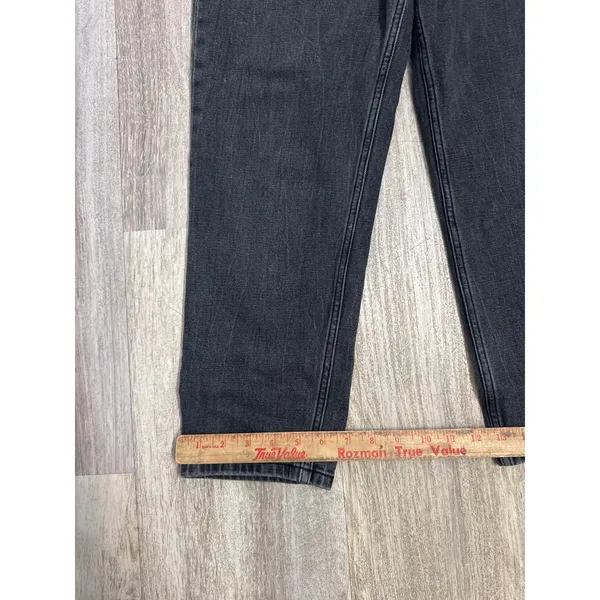 Abercrombie & Fitch The Mom High Rise Jeans Washed Black 29 8 Short‎ - Image 6