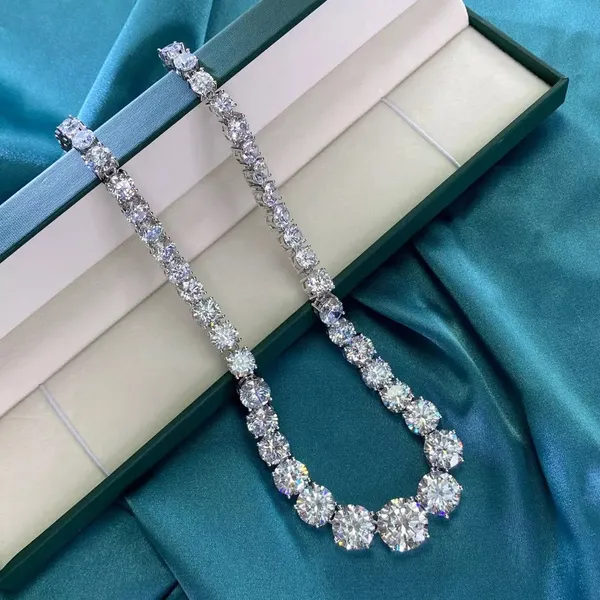 18” Silver Sterling 100% Cz Diamond. - Image 6
