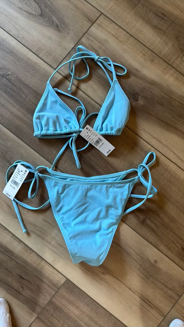 Blue PacSun Triangle Bikini - Image 2
