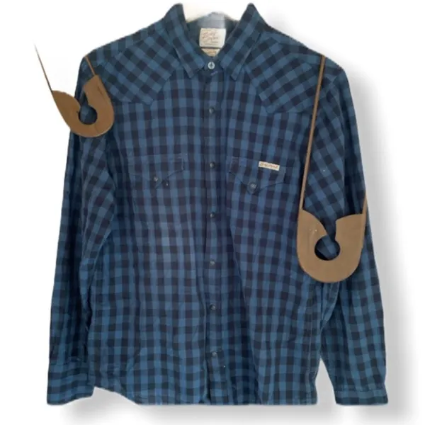 Lucky Brand Western Cut‎ Checked Shirt - Image 2