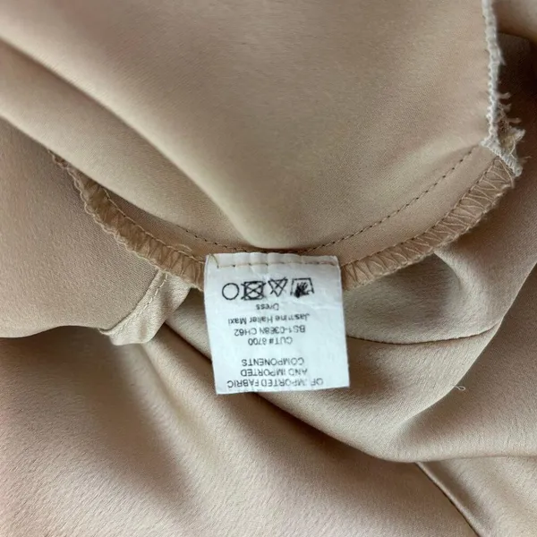 Show Me Your Mumu Jasmine Halter Maxi Bridesmaid Dress Champagne S - Image 11