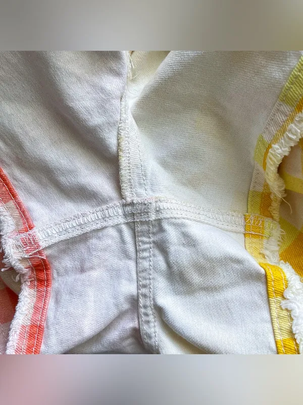 Farm Rio‎ Anthropologie Gingham Shorts Patchwork Picnic XS NWT - Image 6