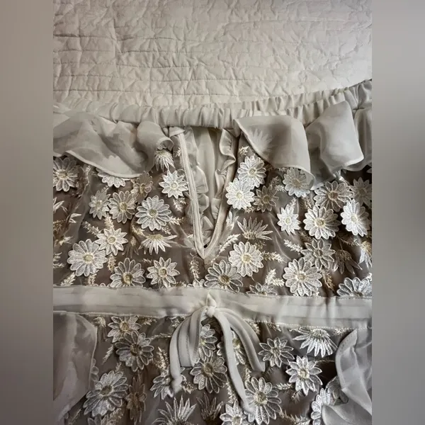 For Love And Lemons Off Shoulder Carolina Dress white Lace NWOT - Image 10