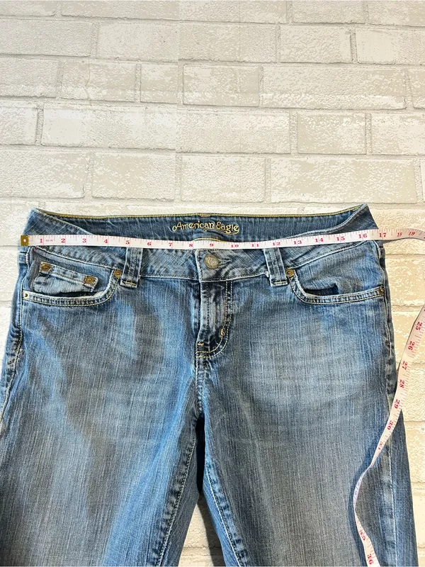 American Eagle Outfitters Blue Denim Jean Shorts - Image 5