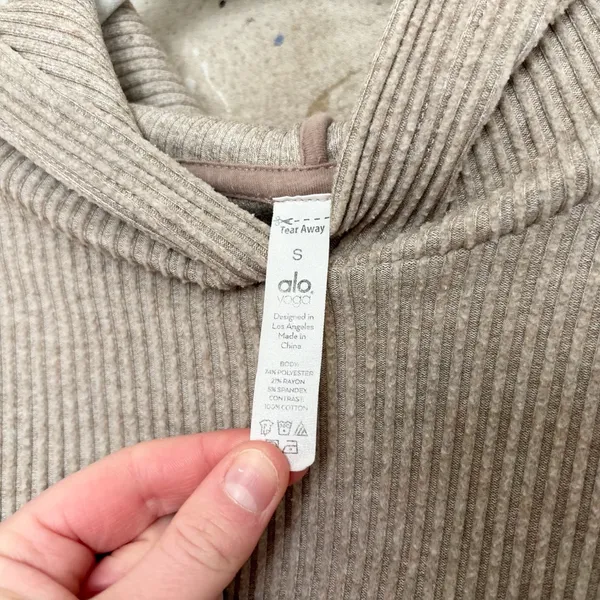 Alo Yoga Muse Hoodie, Gravel Heather - Image 3