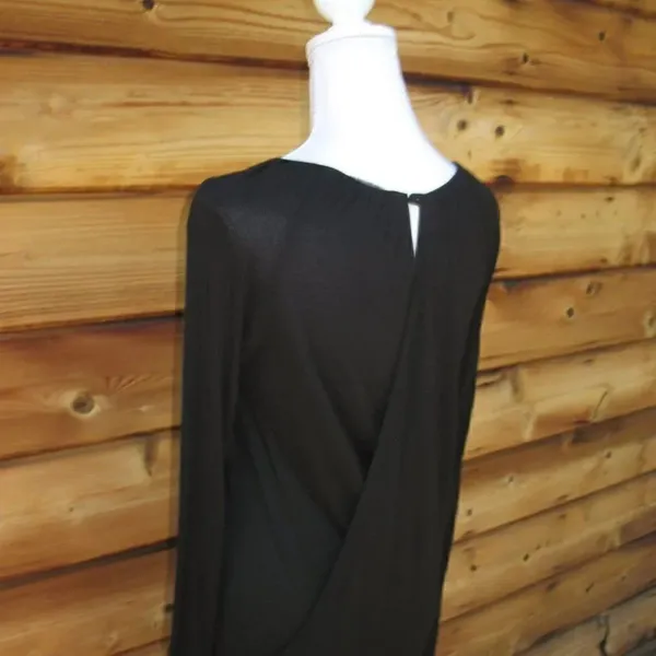 Reiss Black Jersey Dress  - Image 7