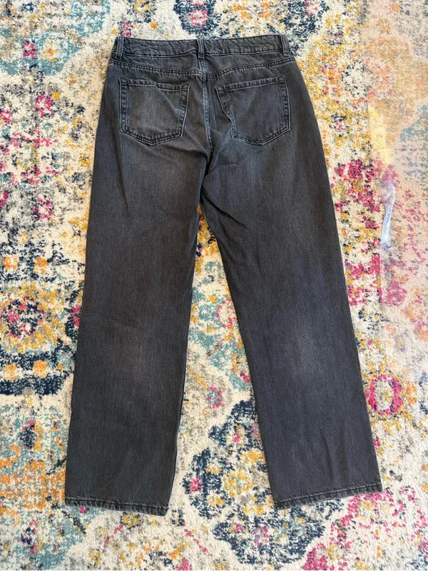 Garage Women's Black Straight Jeans - Image 6