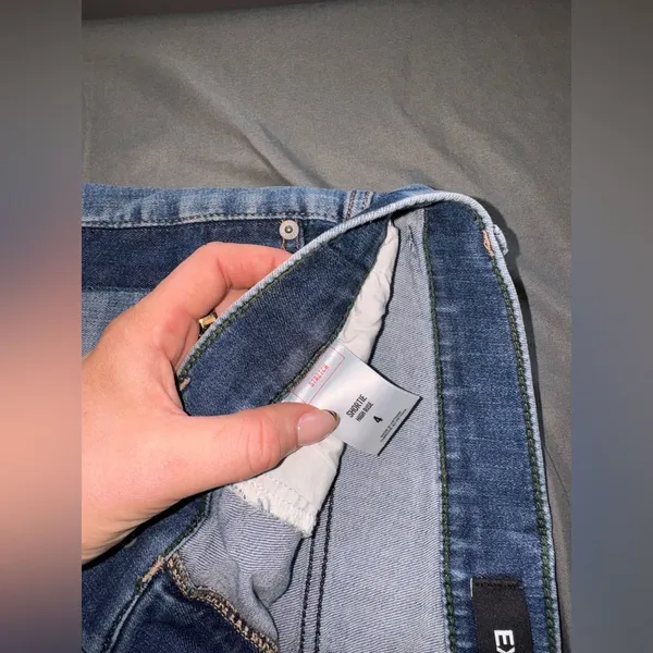 🌸Express Frayed Hem Light Blue Denim Shorts - Image 3