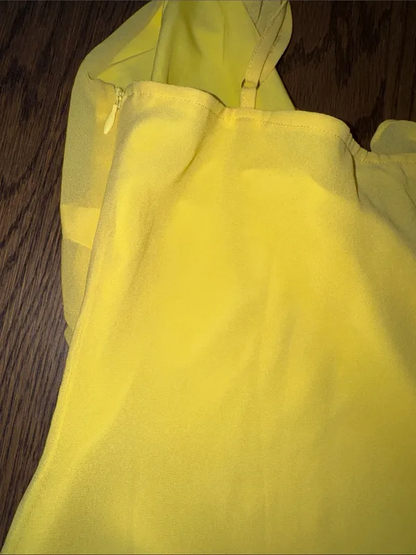 Beginning Boutique Bright Yellow Ruffle-Trim Maxi Dress + - Image 8