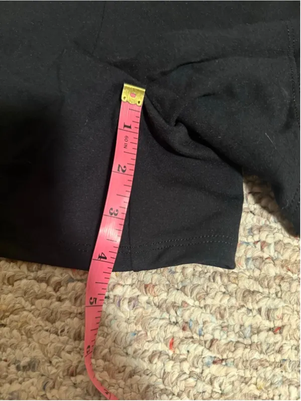 Calzedonia Punto di Milano Knit Skort Skirt Skorts Black- Size Medium - Image 11