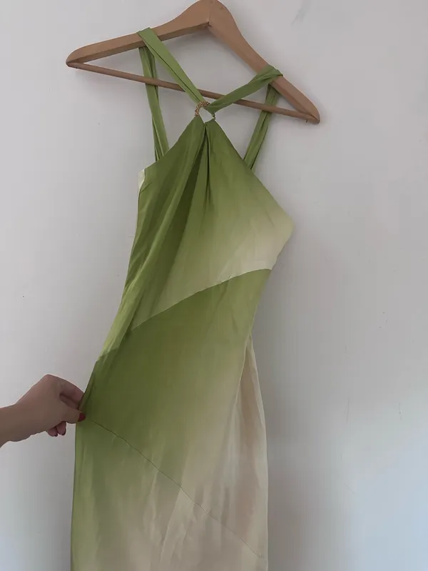 Vintage silk dress Multiple - Image 2