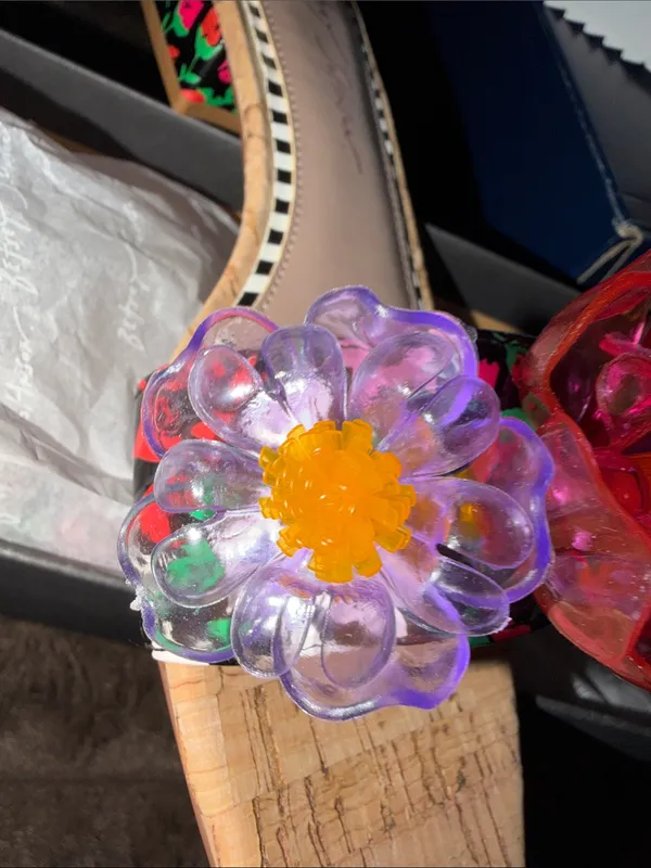 Betsey Johnson New Women's Brice Embellished Block-Heel Slide‎ Sandals - Image 10