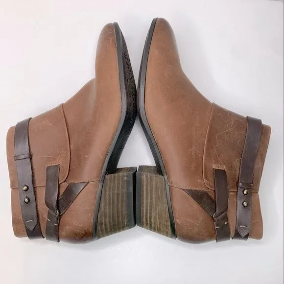 Clarks Collection’s Spye Comet Brown Nubuck‎ Ankle Boots Size 8 - Image 6
