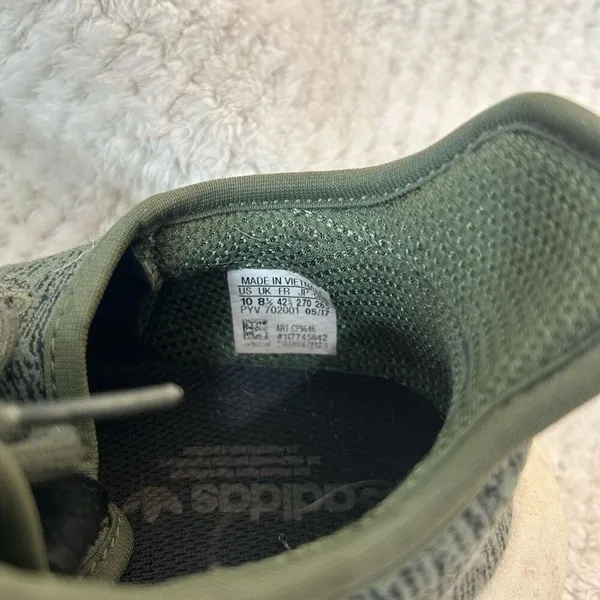 🔥5/$25 sale🔥 Adidas Green tubular Slip On Running Shoes Size 10 - Image 5