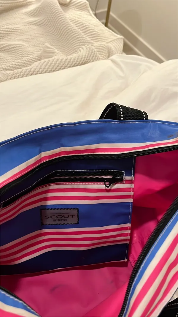 Scout Tote Bag Blue - Image 3
