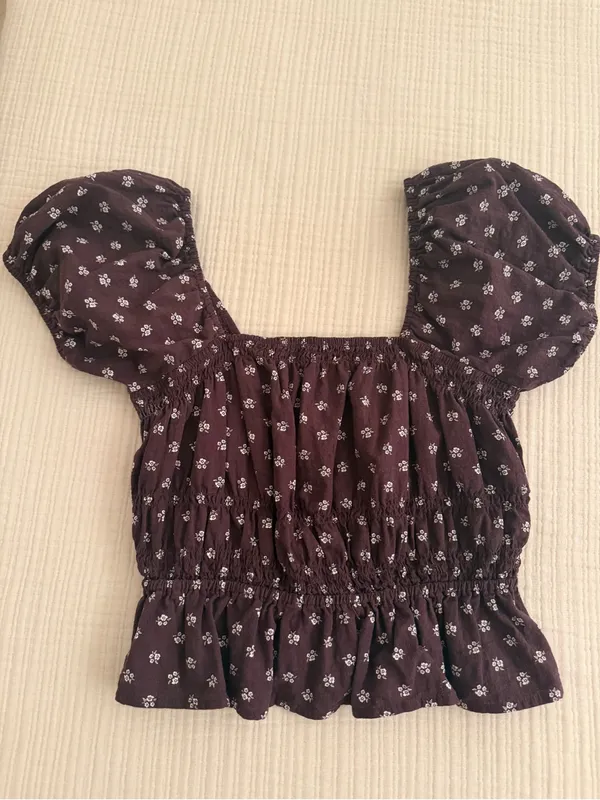 Universal Thread Smocked Maroon Set - Image 4