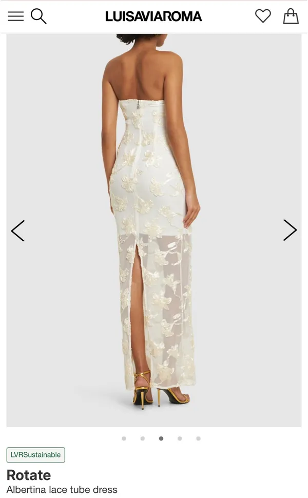 Luisaviaroma Lace Tube Dress - Image 5