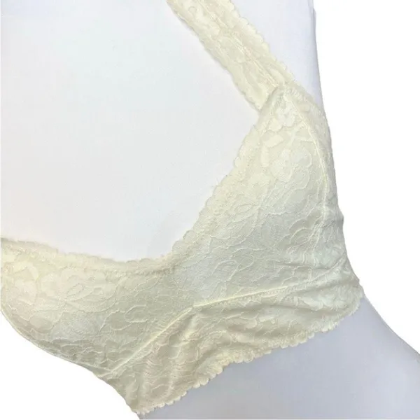 Free People Intimately Gallon Stretch Floral Lace Racer Back Bralette Size Small - Image 6
