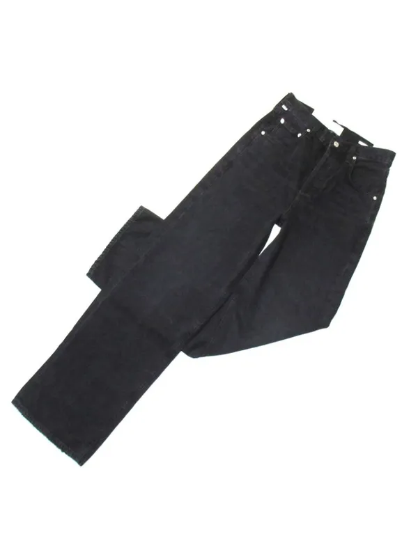 NWT Citizens of Humanity Ayla in Viola Black Baggy Cuffed Crop Jeans 24 - Image 5