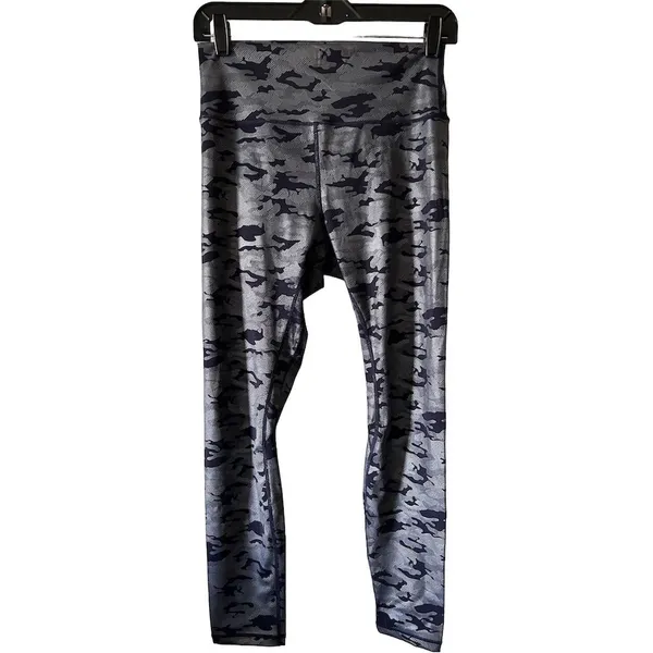 Zyia Active Women’s Silver Camo Supreme Hi-Rise Size‎ 12 Leggings Metallic Sheen - Image 10