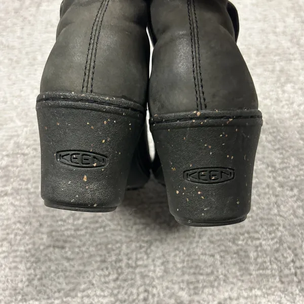 Keen Akita Ankle Boots Womens 8 Slate Gray Wedge Leather Snap Closure - Image 7
