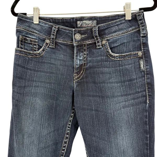 Silver Jeans Co Suki Surplus Dark Wash Bootcut‎ Jeans Womens W29 L30 Indigo - Image 2