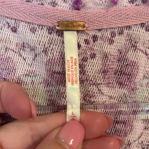 FREE PEOPLE Oh My Baby Tee in Lilac Combo - Image 6