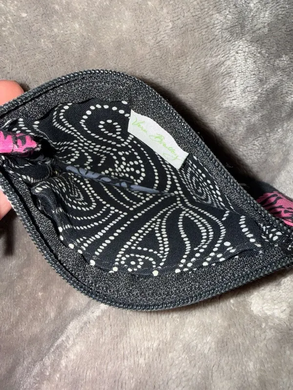 Vera Bradley Zip ID Case with Key Ring in Floral Pattern - Image 5