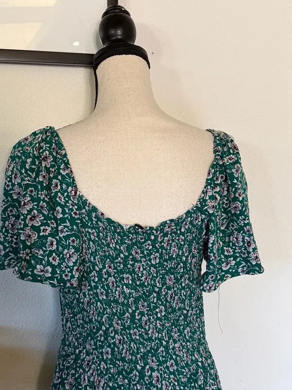 Luxology Green floral midi dress - Image 6