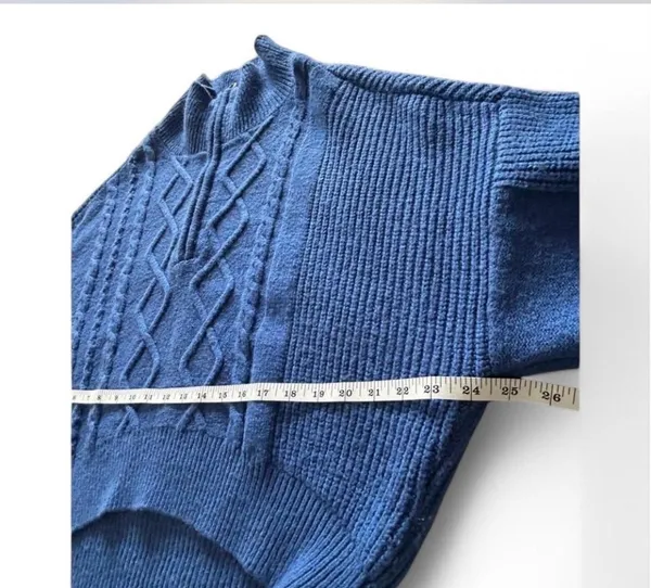 Urban Outfitters Sweaters | Urban Outfitters Lizzie Cable Knit Half-Zip size large. Very soft and excellent condition check all pictures for details and measurements - Image 7