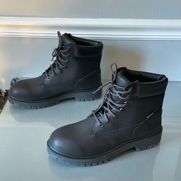 Timberland PRO Women’s 7.5M Waterproof Black Work Boots  - Image 3
