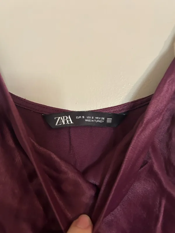 Zara Cowl Neck Satin Tank - Image 2