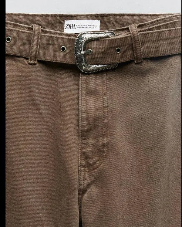 Nwt Tre Belted Wide Leg Jeans - Image 9