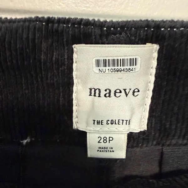 Maeve Anthropologie The Colette Cropped Wide-Leg Pants: Plaid Corduroy Edition - Image 3