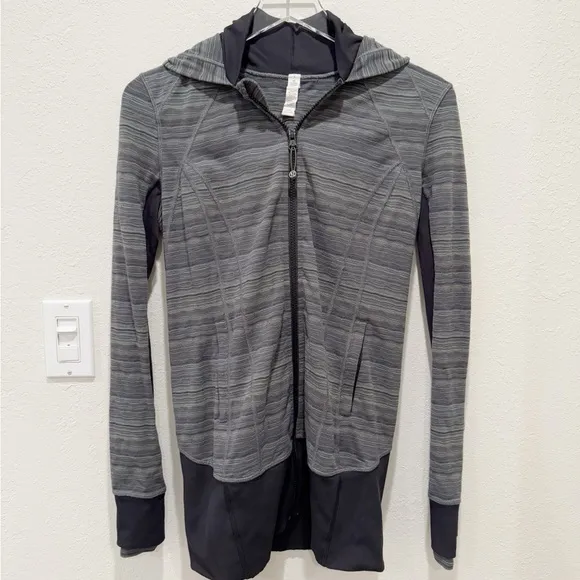 LULULEMON Daily‎ Practice Space Dye Twist Dark Slate Fatigue Green Black size 8 - Image 5