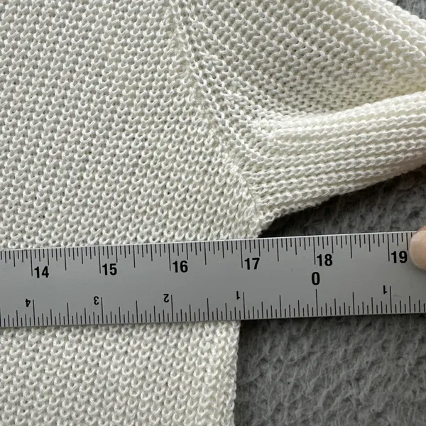 NWT Old‎ Navy Knit Sweater Dress Ivory Capsule Holiday Stretch Women's Medium - Image 7
