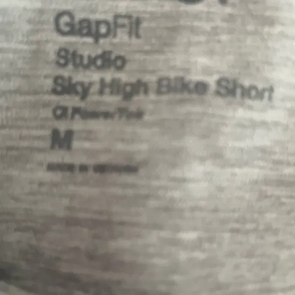 GAP Studio Sky High Gray Bike Shorts - NWT! - Image 4