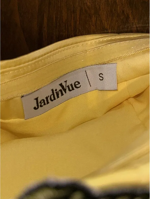Women's Yellow and Multi Dress - Image 3