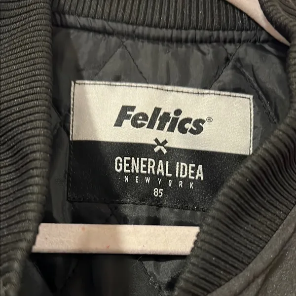 Feltics‎ general idea street wear Black Women's Bomber Jacket small - Image 2