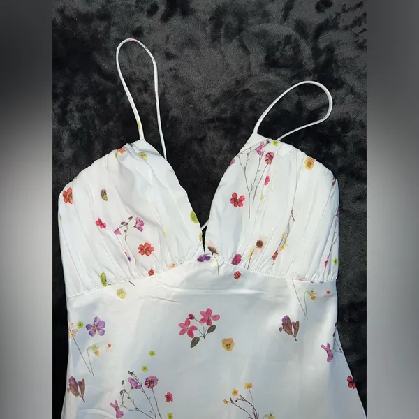 Princess Polly Lyrical Mini Dress in White Size 0 New with tag - Image 9